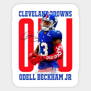 Odell Beckham Jr Aesthetic Tribute 〶 Sticker